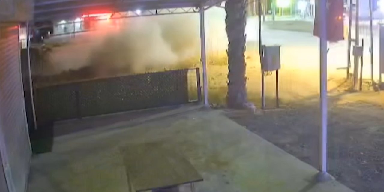 1 kişi öldü, 7 kişi yaralandı: Kaza anı kamerada