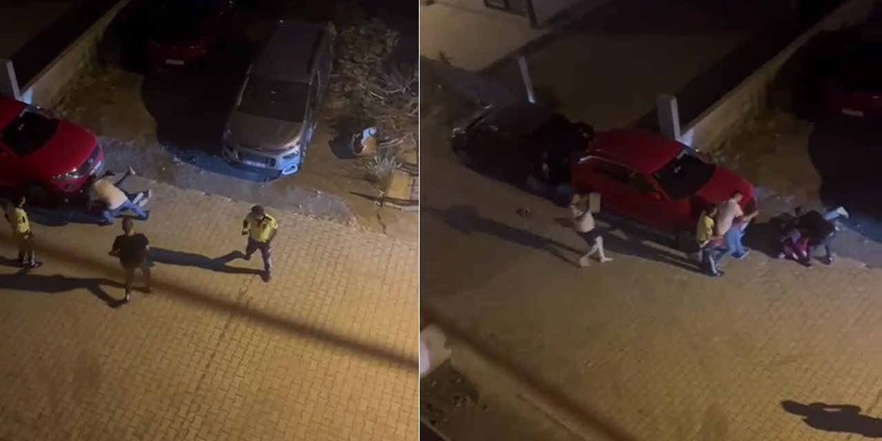 Komşuların kavgası sokağa taştı: Briketle saldırdı