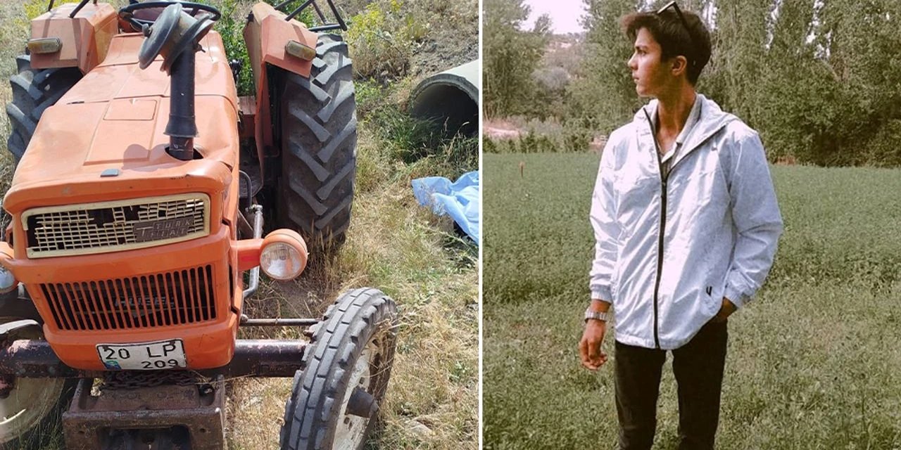 Traktör devrildi, 16 yaşındaki Selahattin Gökmen hayatını kaybetti