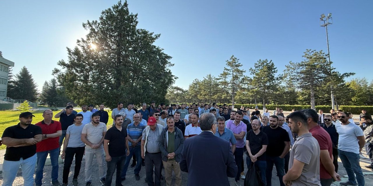 Konya’da kamu işçileri eylemde: Zordayız, geçinemiyoruz!