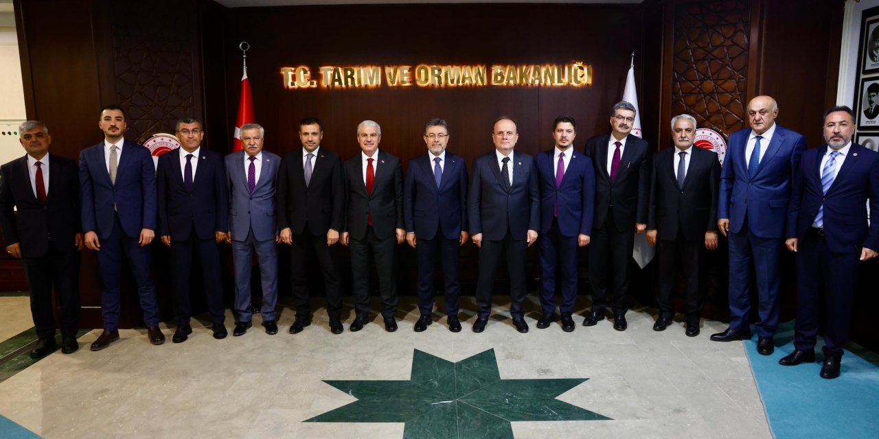 Konya tarımının sorunları Ankara gündemine taşındı