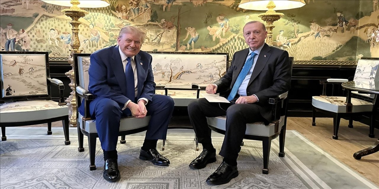 Cumhurbaşkanı Erdoğan, ABD Başkanı Trump ile bir araya geldi
