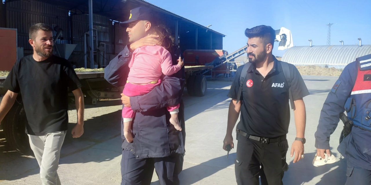 Konya'dan giden ekipler zamanla yarıştı: Kayıp bebek 12 saat sonra bulundu
