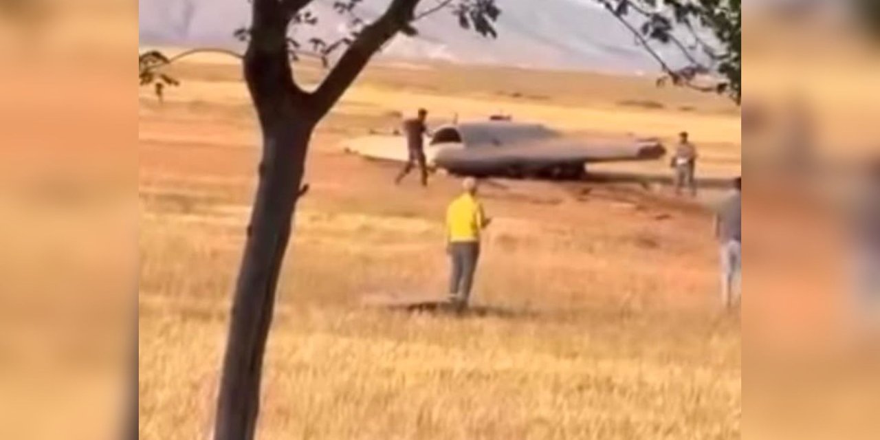 Konya'da ANKA 3 zorunlu iniş yaptı