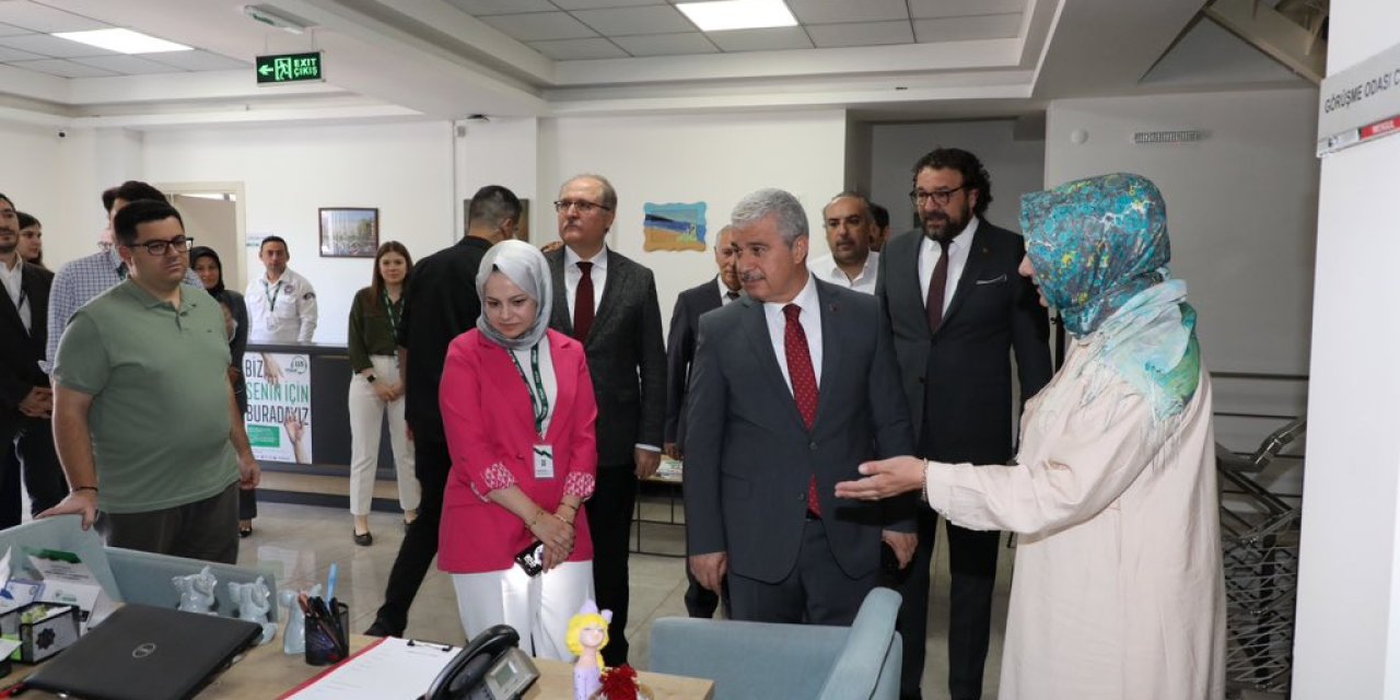 Vali Akın YEDAM Konya şubesini ziyaret etti