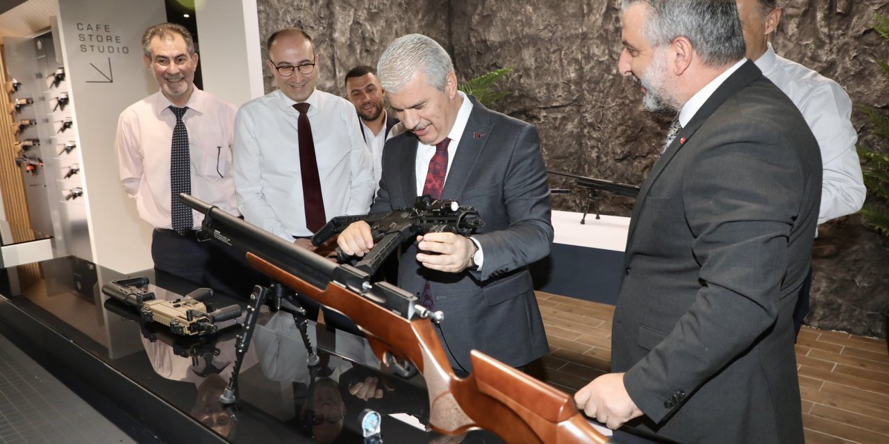 Silah üretiminde Konya’nın ismini dünyaya duyuran firmalara ziyaret