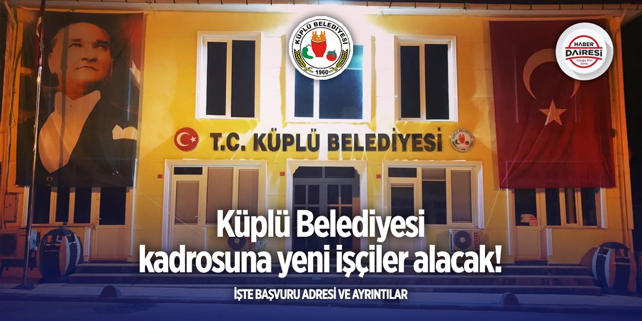 Edirne Küplü Belediyesi personel alımı 2025