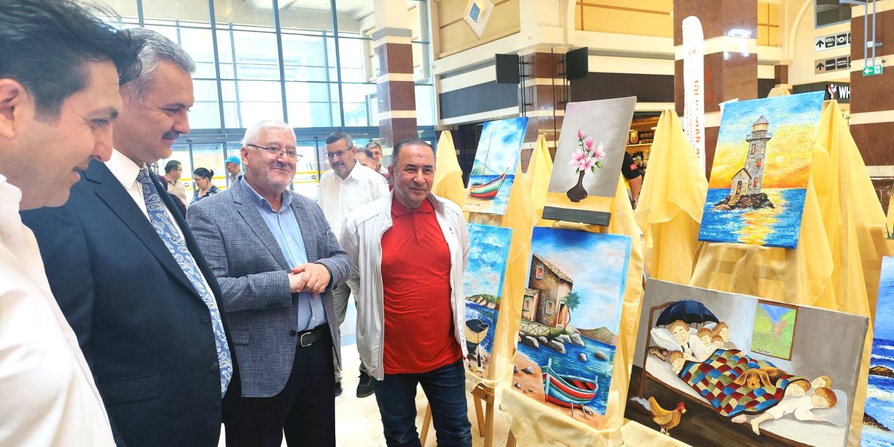 Sanatla hayat bulan yetenekler, Konya’da sergilendi