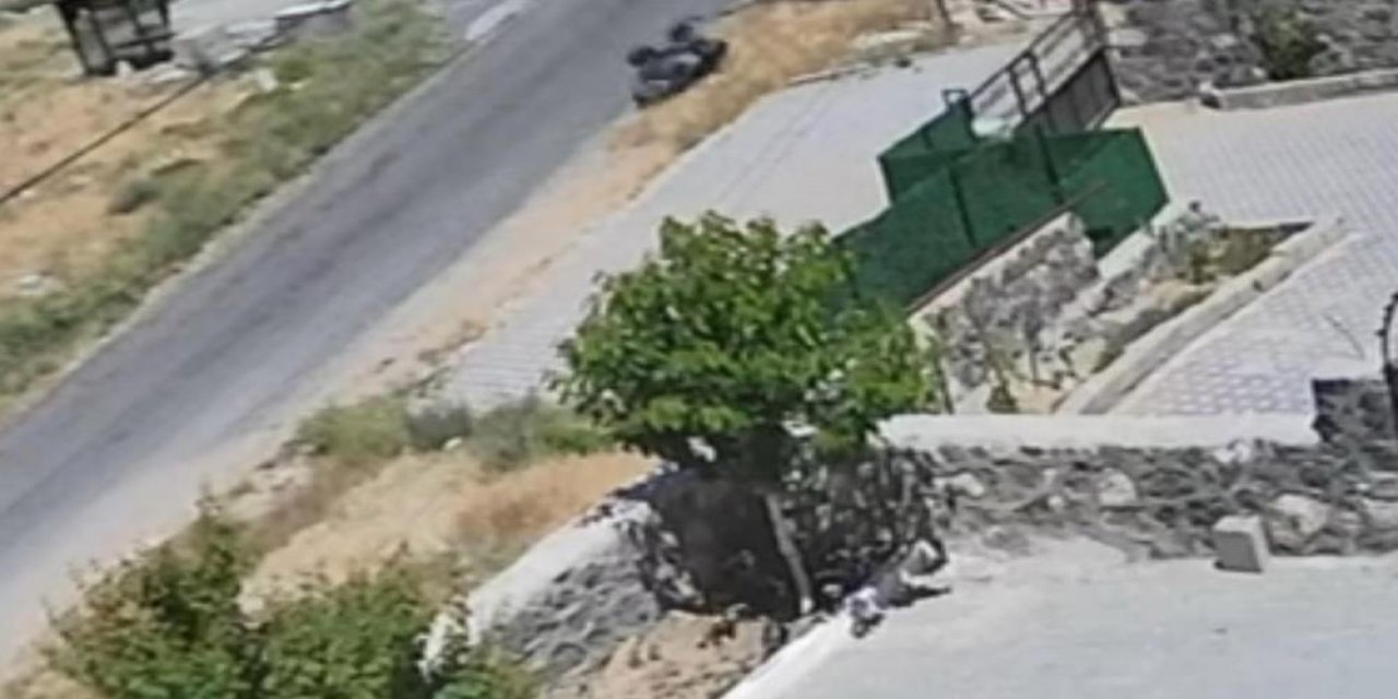 ATV devrildi: Sürücünün öldüğü kaza kamerada