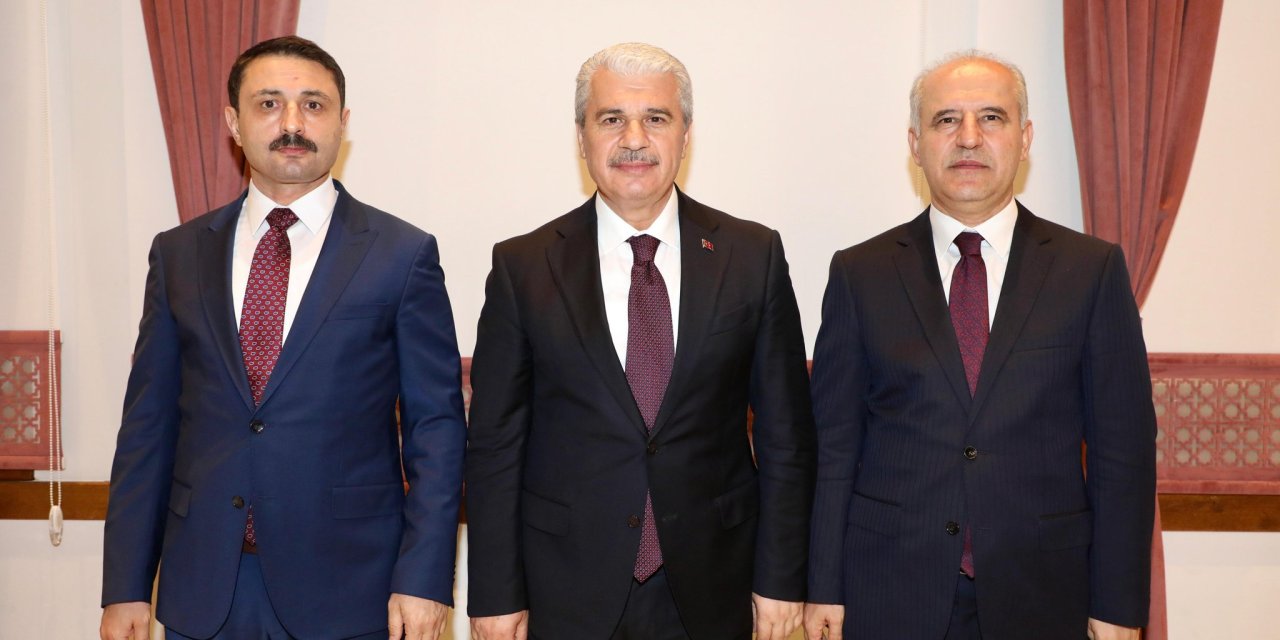 Konya’ya veda zamanı! Vali Akın ile görüştüler