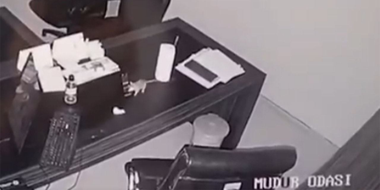 Okul müdürünün kumandası çalındı, hırsızı kamera ele verdi