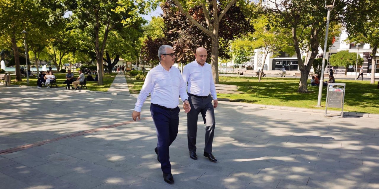 Vali Akın ve Emniyet Müdürü Yüksek Konya sokaklarında