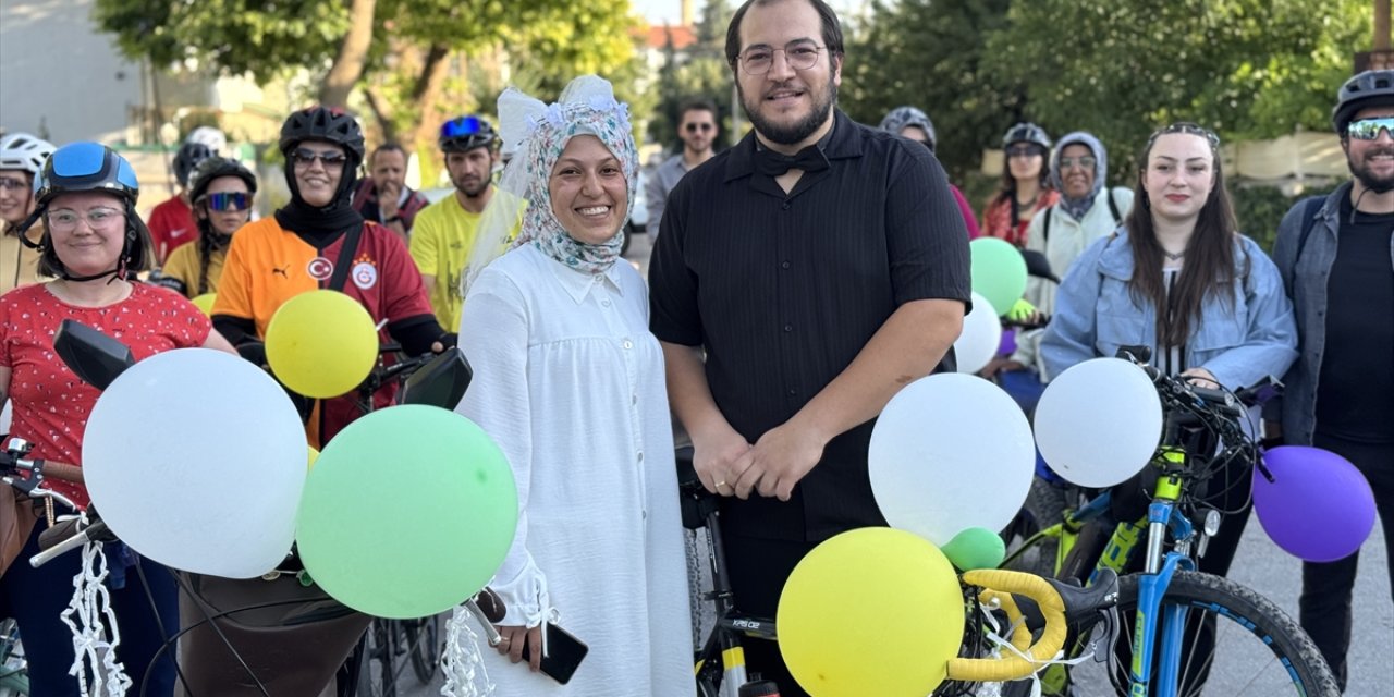 Konya’da pedallar gürültü kirliliğine karşı çevrildi