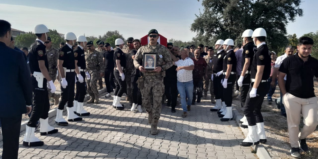 Genç polis Aybars Musa Ergin’e Konya’da acı veda