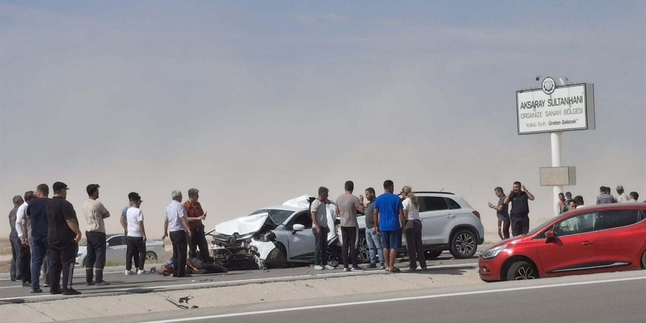 Aksaray - Konya yolunda kum fırtınası: Can pazarı yaşandı