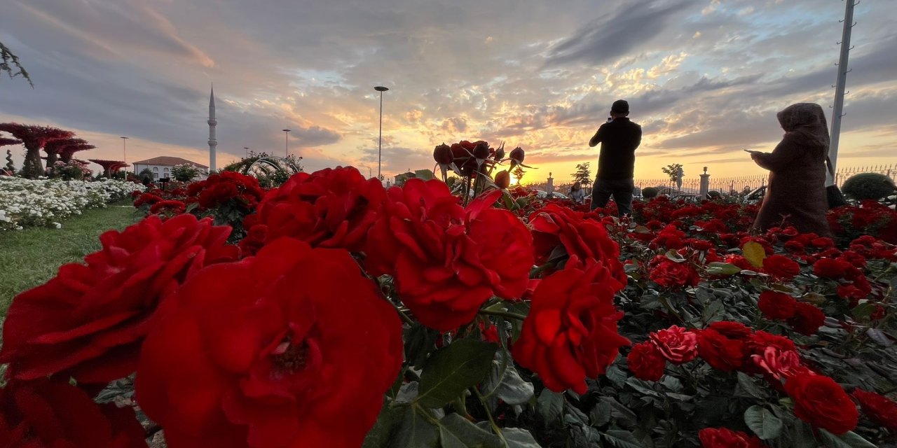 Konya’nın günbatımında masalsı manzara sunan parkı