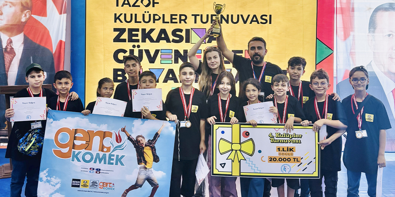 Turnuvadan zaferle döndüler! Konyalı öğrenciler Türkiye şampiyonu oldu