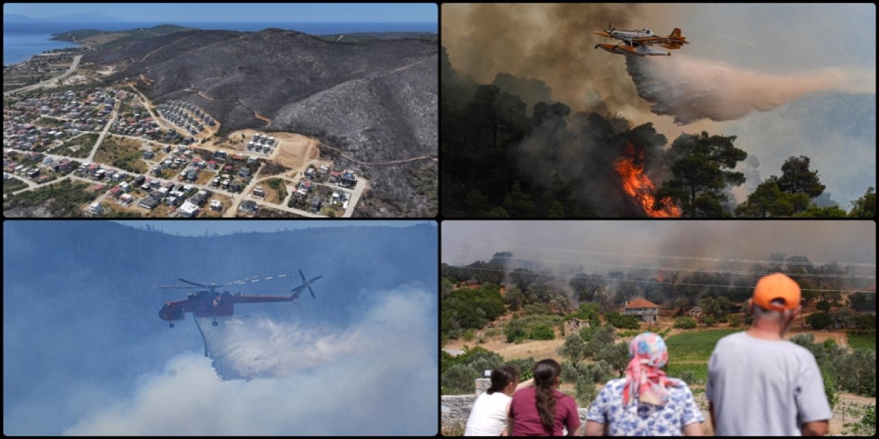 İzmir, Manisa ve Bilecik'in 6 bölgesinde yangınlar tamamen kontrol altına alındı