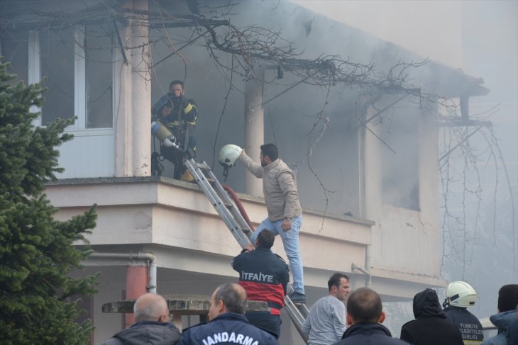 Evde tüp patlaması sonucu yangın çıktı: 1 ölü