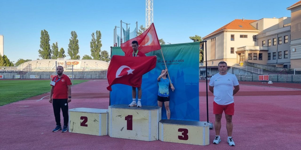 Engelleri aştı, Konya’nın gururu Muhammed Eren Avrupa şampiyonu oldu
