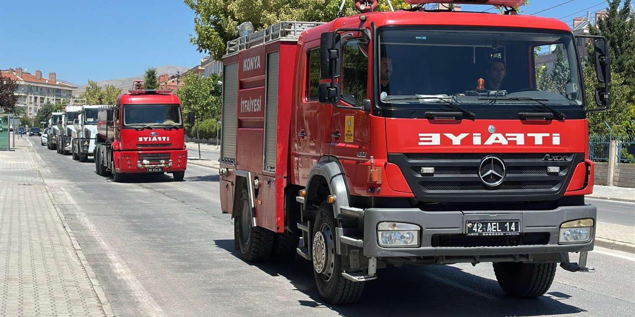 Manisa ve Hatay'dan sonra şimdide İzmir! Konya'dan destek ekip gönderildi