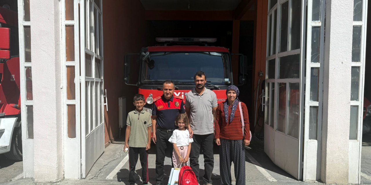 Köyü felaketten kurtaran minik Aslı ödüllendirildi