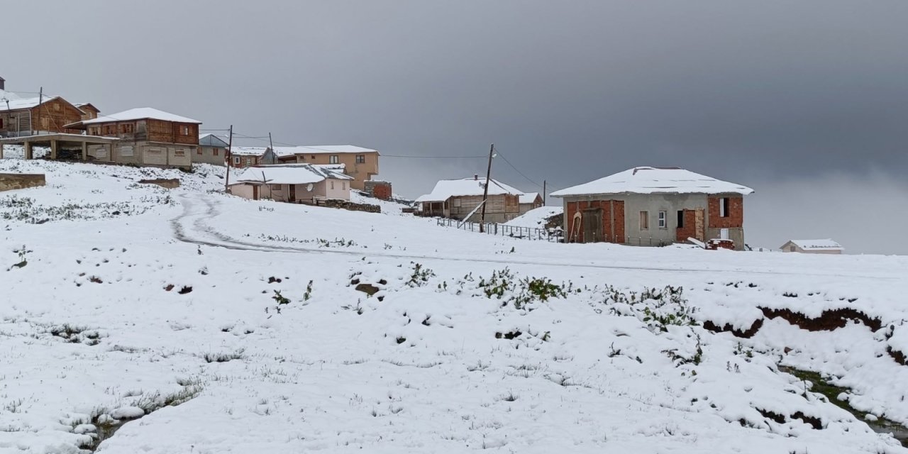 Temmuz ayında Türkiye kavrulurken Rize’de kar yağıyor