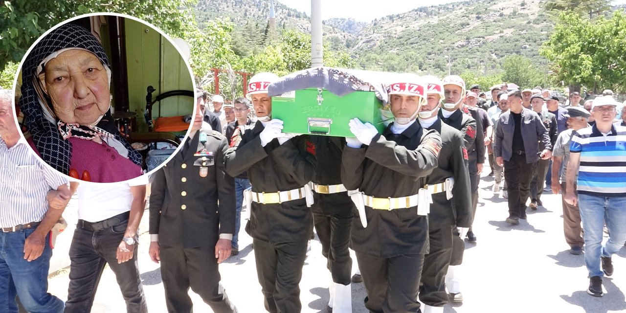 Şehit annesinin vasiyeti yerine getirildi