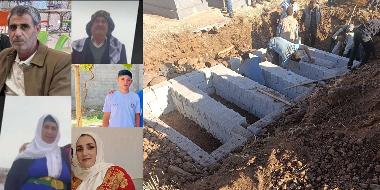 Konya yolunda can veren 5 kişilik aile yan yana toprağa verildi