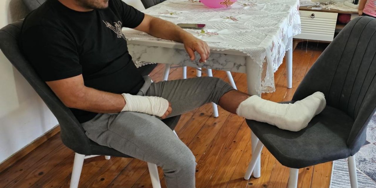 Sokak köpeği vatandaşa 10 dakika boyunca dehşeti yaşattı