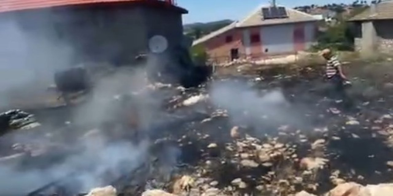 Mahalle alev aldı! Konya’da gönüllü itfaiyeciler felaketi önledi