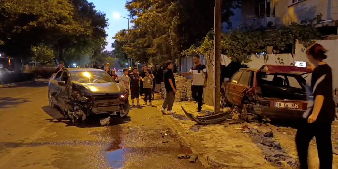 Konya'da aniden yola çıkan çocuk kazaya davetiye çıkardı