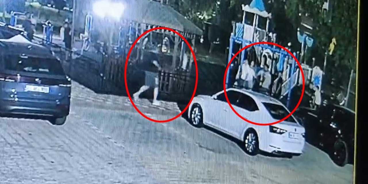 Site bahçesinde dehşet! Çocuk kavgasına tabancayla indi