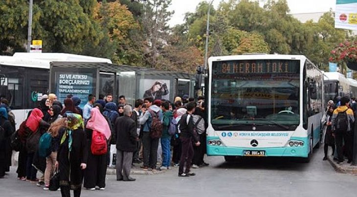 Konya’da ulaşıma koronavirüs düzenlemesi