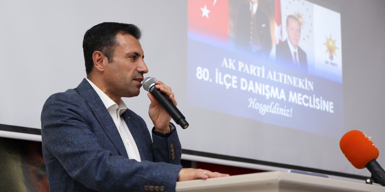 AK Parti Konya İl Başkanı Fatih Özgökçen Altınekin’de konuştu