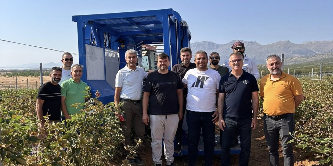 Konya’daki dev bahçede ilk hasat