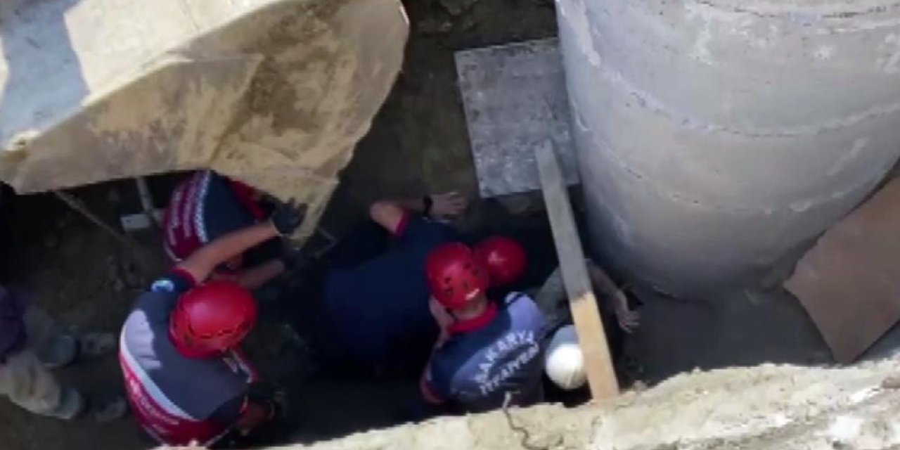 İnşaat alanında göçük! İşçi toprak altında kaldı