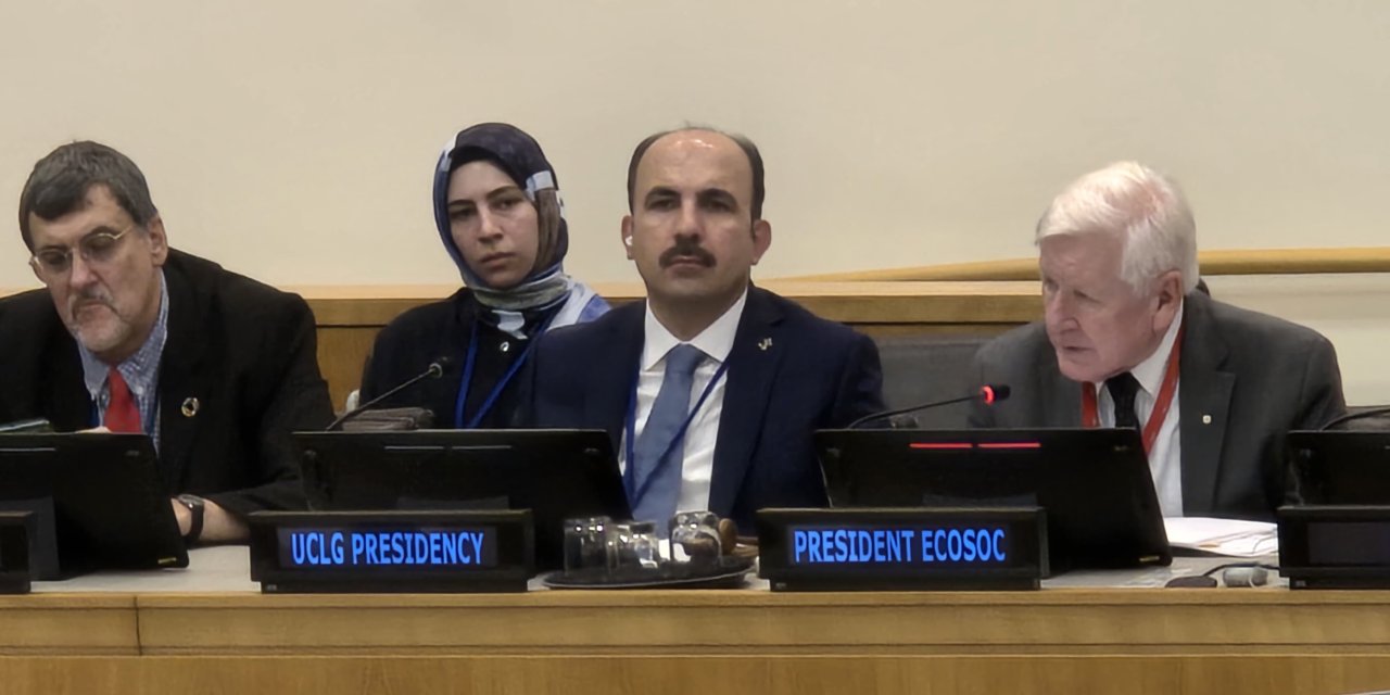 Başkan Altay BM’de dünya belediyelerine adalet çağrısı yaptı