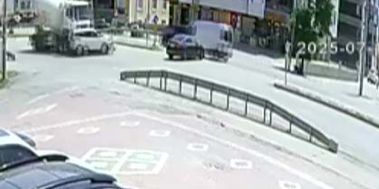 Konya’da yürekleri ağza getiren kaza