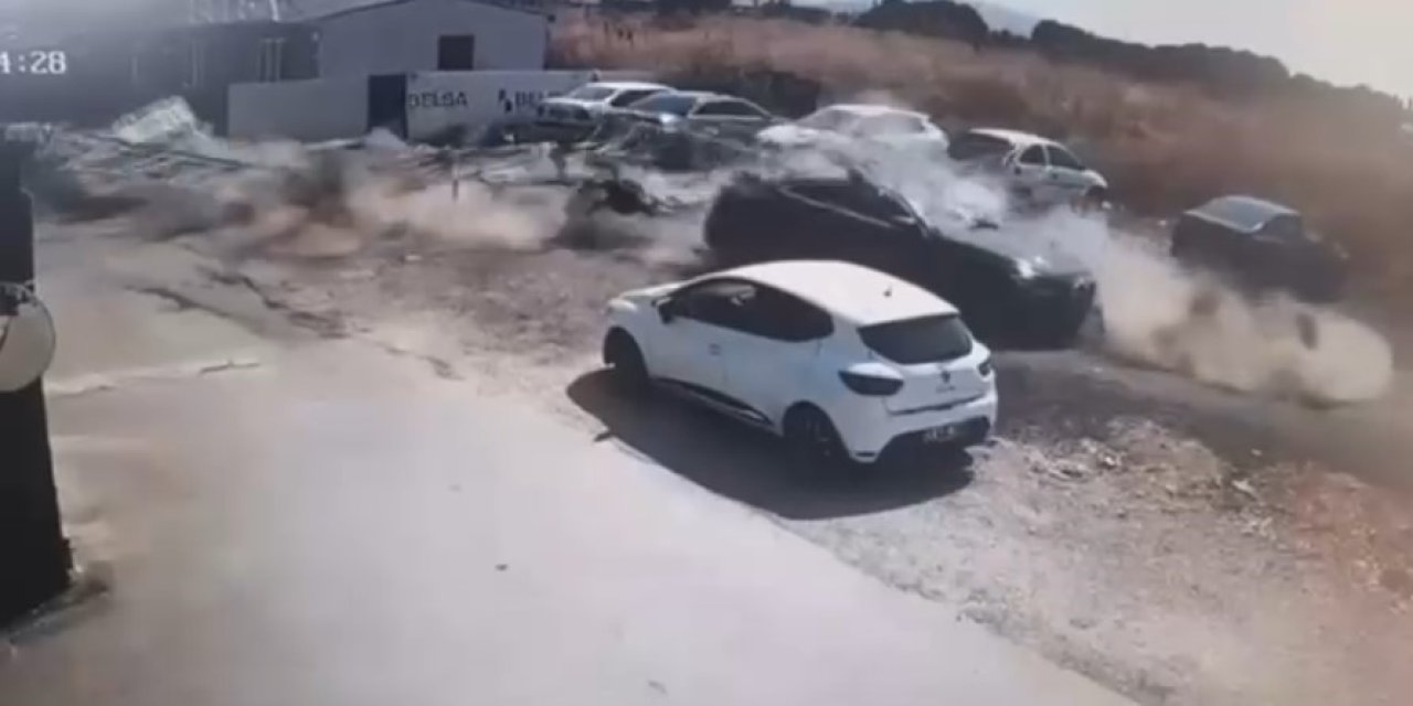 İnşaatta 60 metrelik vinç devrildi, Suriyeli işçiler savaş çıktı sandı