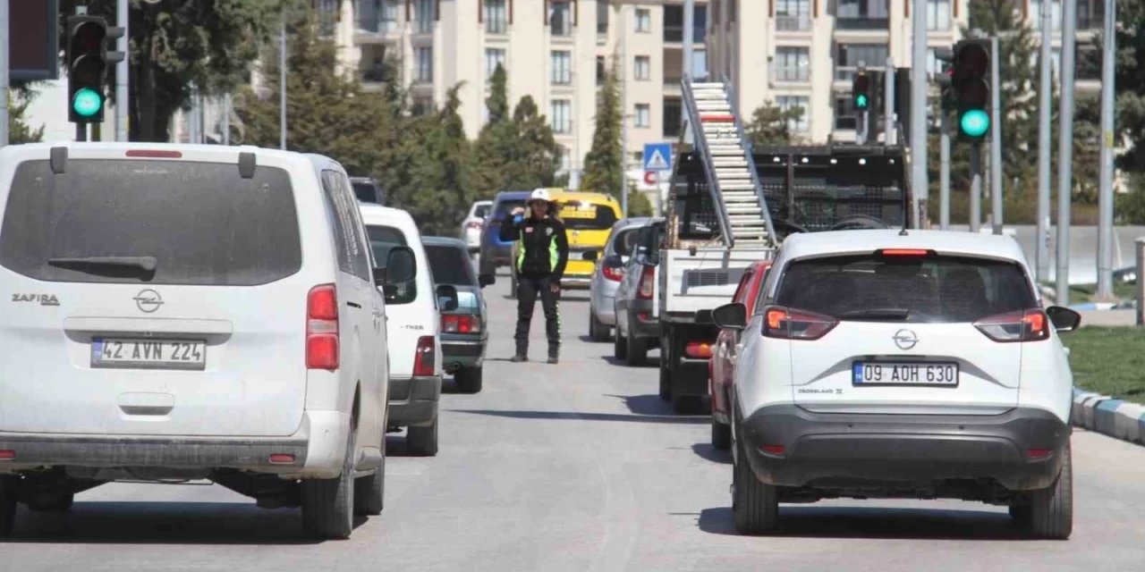 Konya trafiğinde kritik eşik aşıldı