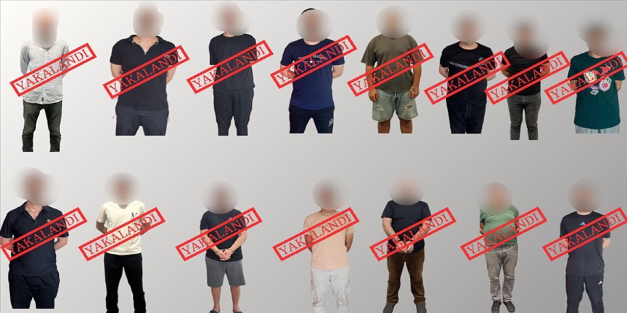 Kırmızı bültenle aranan 14, ulusal seviyede aranan 1 suçlu Türkiye’ye getirildi