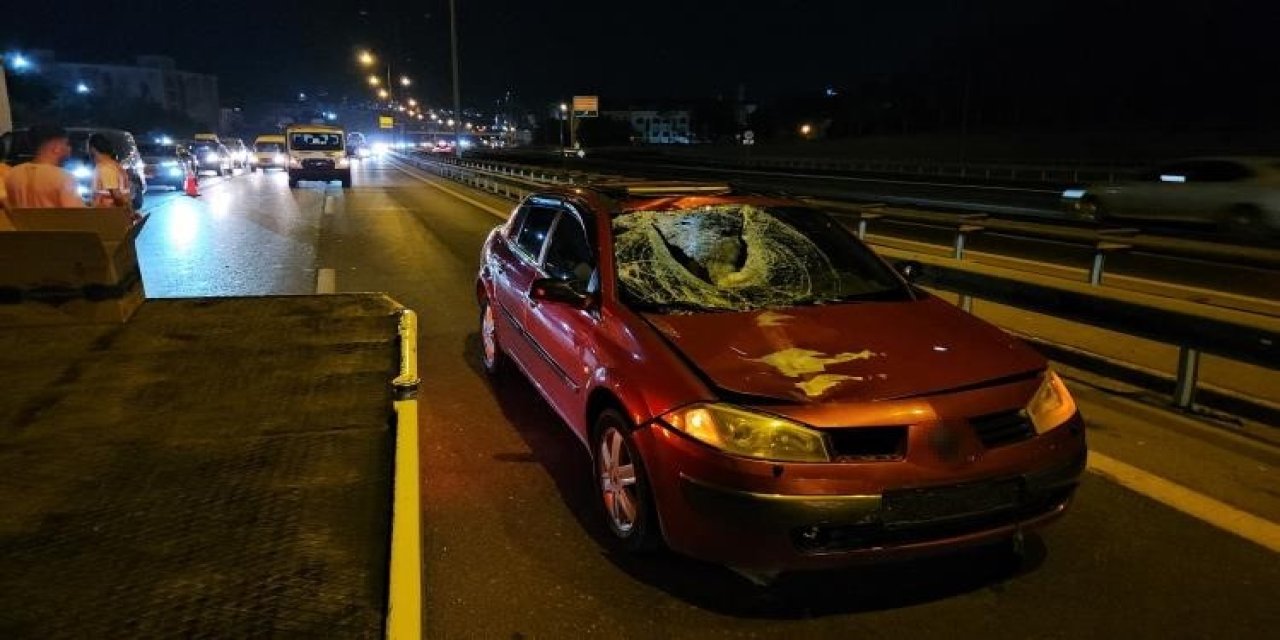 Karşıya geçmeye çalışan adam canından oldu