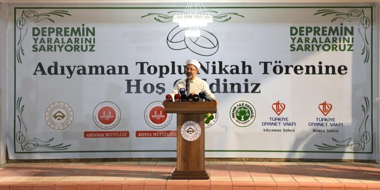 Diyanet’ten depremzede çiftlere nikah desteği