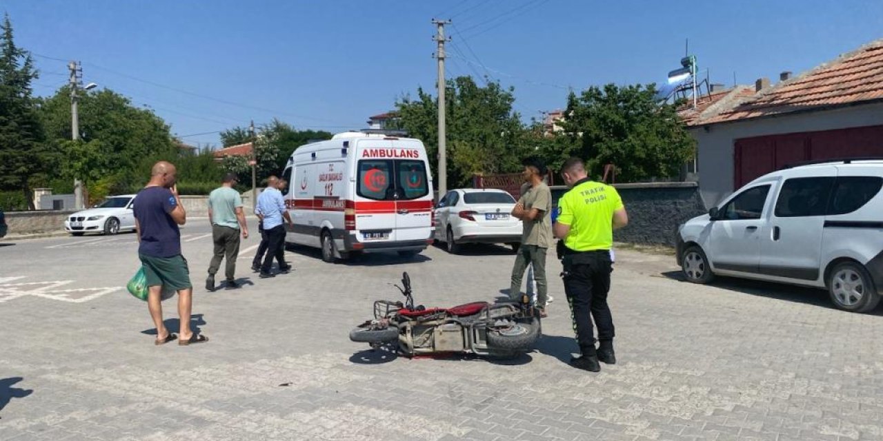 Konya’da elektrikli bisiklet kazası