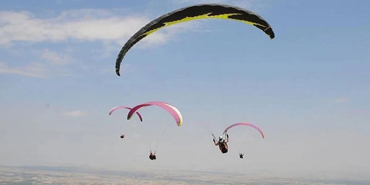 Konya semalarında yamaç paraşütü heyecanı başlıyor
