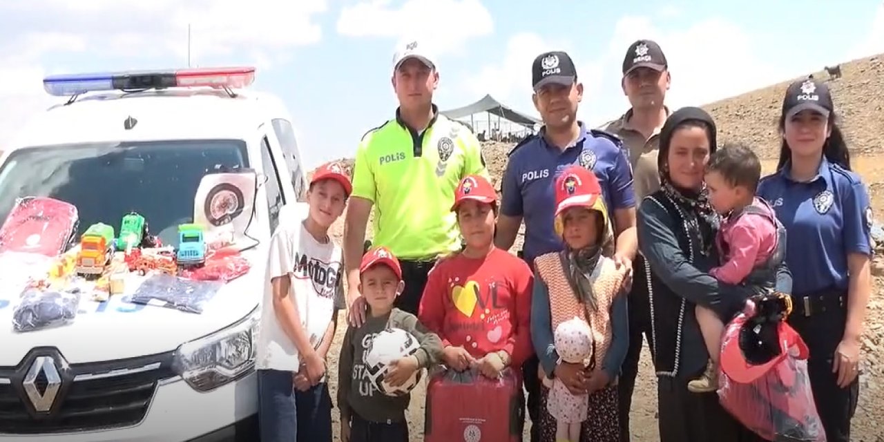 Torosların eteklerinde Konya polisi Yörüklerle buluştu