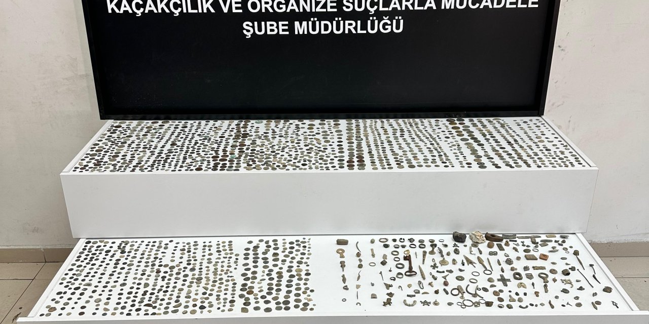 Konya’da binlerce tarihi eser ele geçirildi