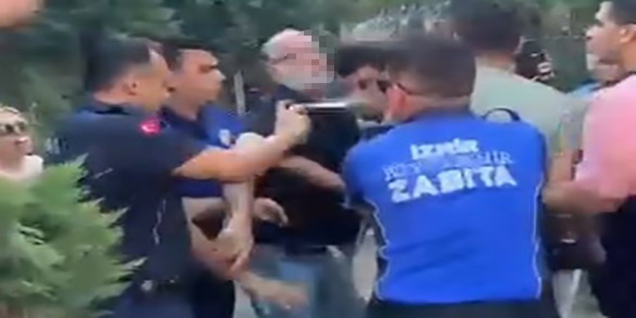 Çok sayıda zabıta, bir seyyar satıcıyı dövdü! Araya giren vatandaş da dayak yedi