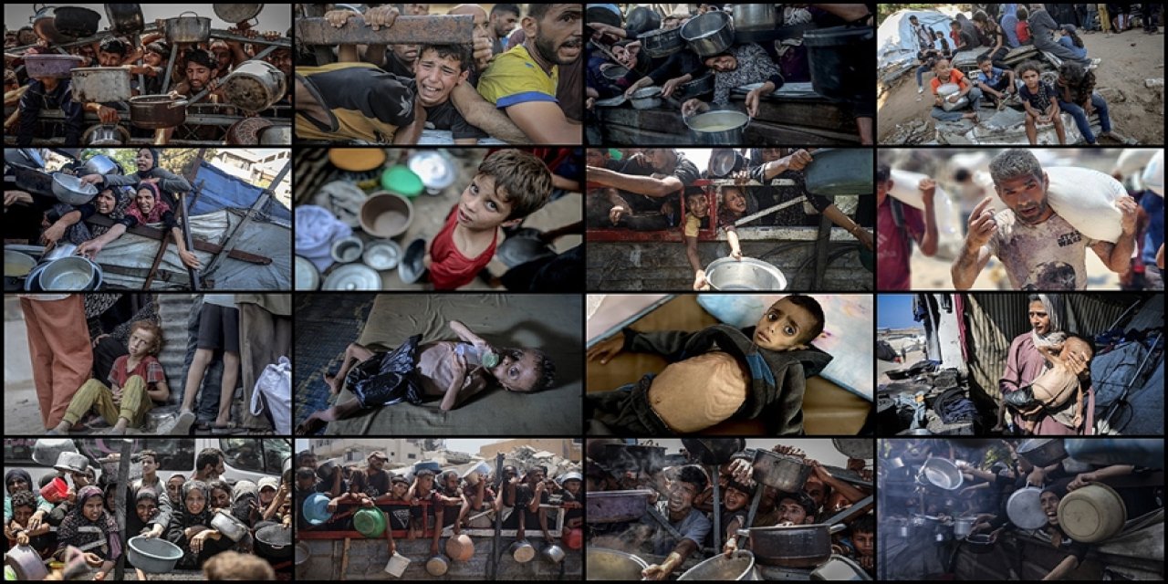Gazze'de açlıktan insanlık ölüyor